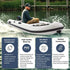 10-Foot Portable Inflatable Dinghy Boat Kit
