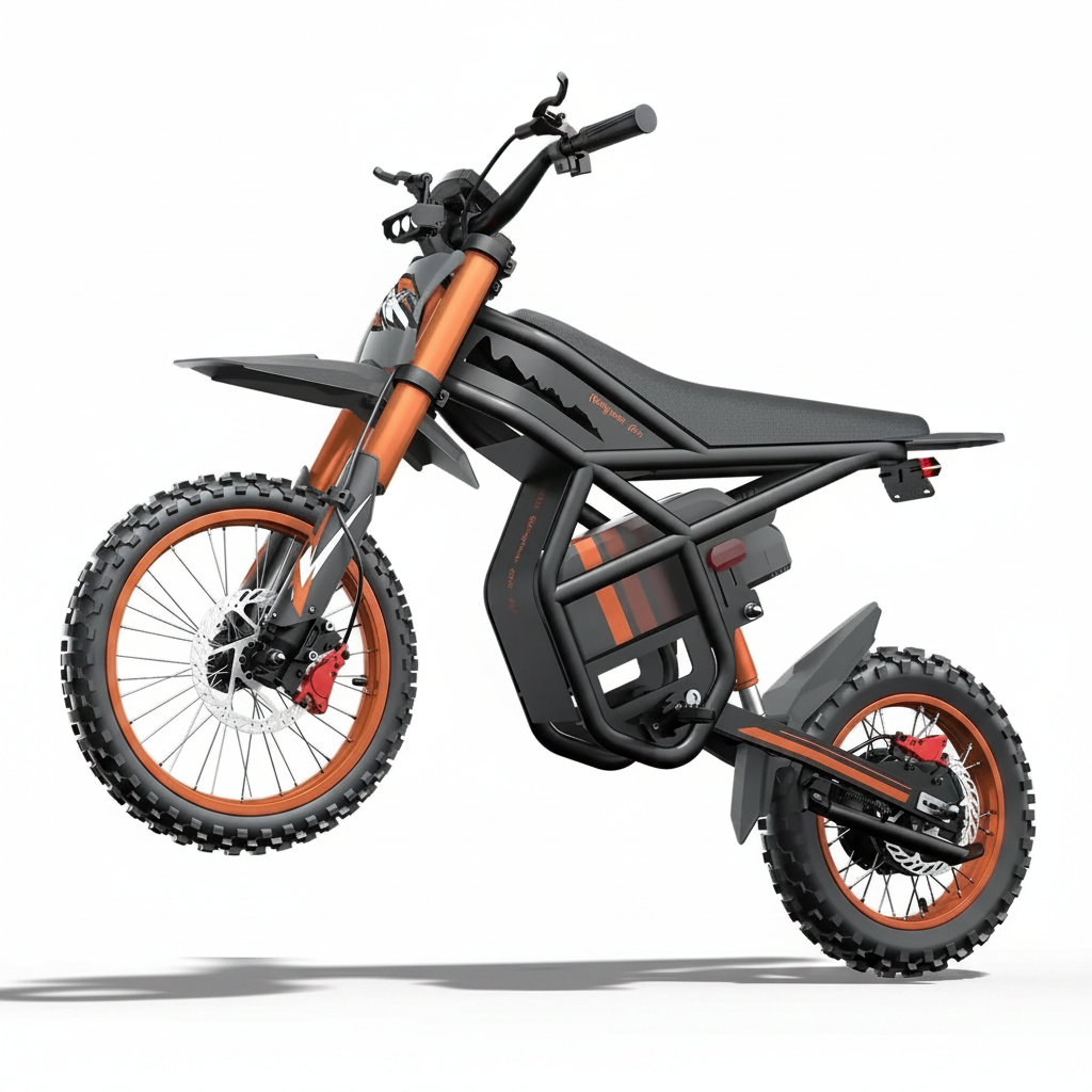GT54 Electric Dirt Bike for Teens Adults,48V 27AH 37MPH Ebike with 14"/12" Motorcycle Tire,2000W Dual Hydraulic Brakes E Mountain Bike Off-Road UL2849