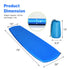 Self-Inflating Camping Sleeping Pad with Carry Bag